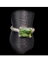 Bague tourmaline verte argent 925 taille 59