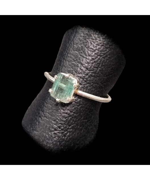 Bague Tourmaline bleue Argent 925 Taille 60