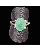 Bague Emeraude argent 925 Taille 57