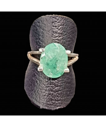 Bague Emeraude argent 925 Taille 57