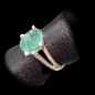 Bague Emeraude Argent 925 Taille 56