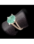 Bague Emeraude Argent 925 Taille 56