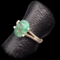 Bague Emeraude Argent 925 Taille 54