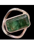 Bague Emeraude Argent 925 Taille 58