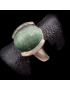 Bague Béryl Œil de chat Argent 925 Taille 52