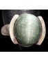 Bague Béryl Œil de chat Argent 925 Taille 52