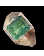 Bague Emeraude Argent 925