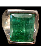 Bague Emeraude Argent 925