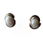 Boucles Nacre sertie Argent 925