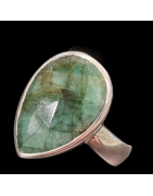 Bague Emeraude Argent 925