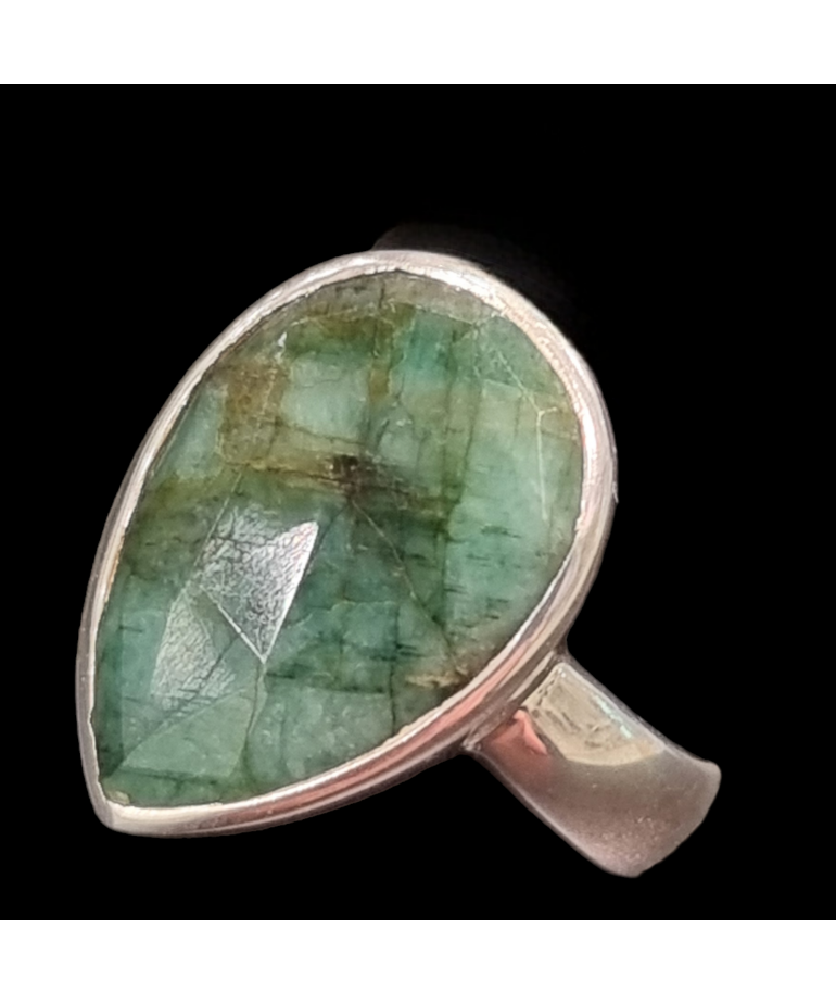 Bague Emeraude Argent 925