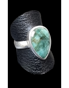 Bague Emeraude Argent 925