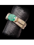 Bague Emeraude Argent 925 Taille 51