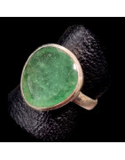 Bague Aventurine verte Argent 925 Taille 59