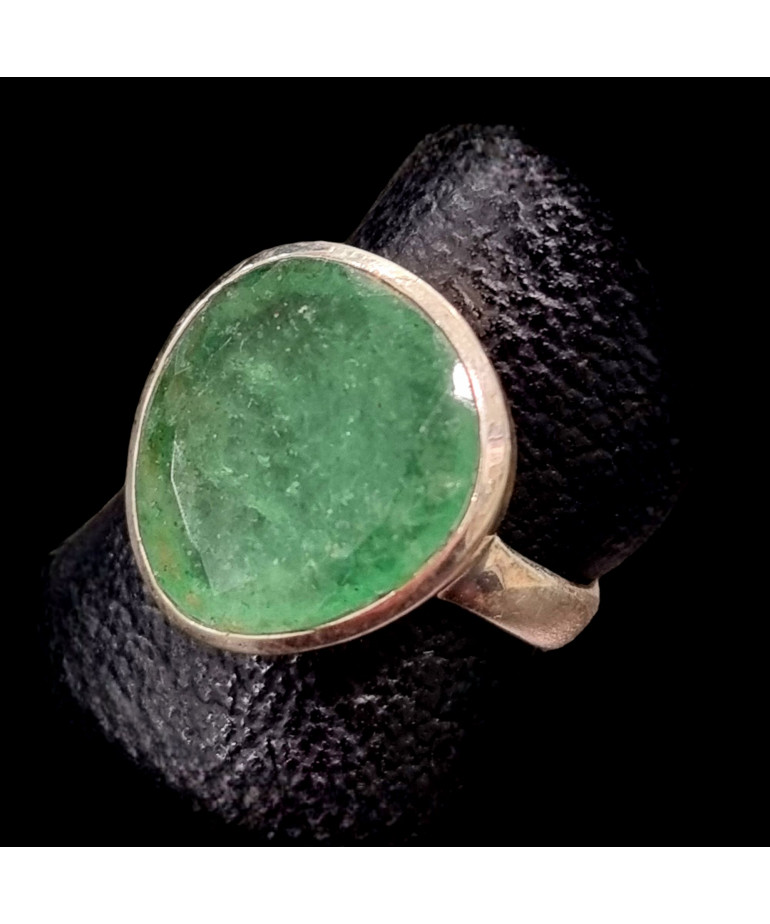 Bague Aventurine verte Argent 925 Taille 59