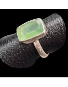 Bague Aventurine verte Argent 925 Taille 58
