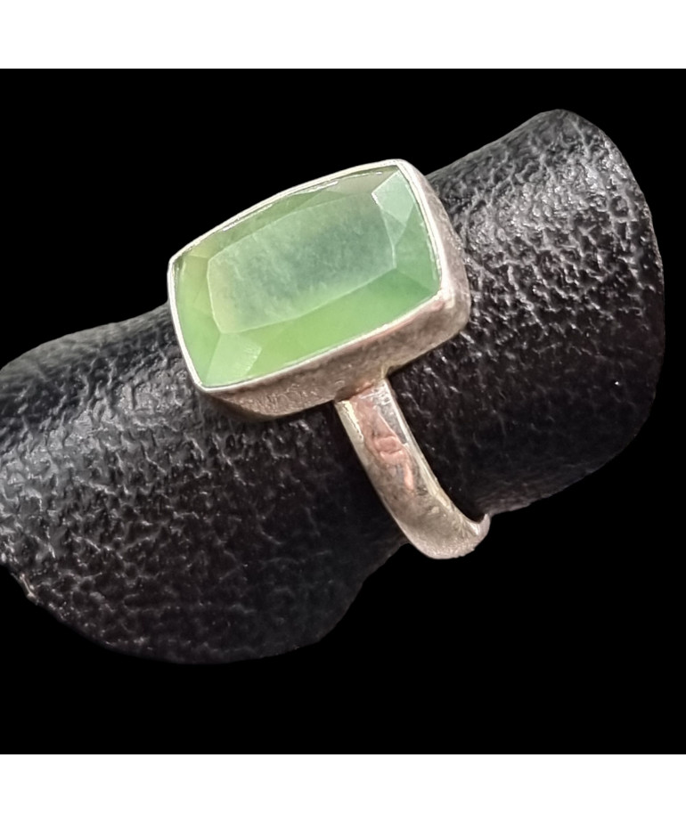 Bague Aventurine verte Argent 925 Taille 58