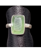 Bague Aventurine verte Argent 925 Taille 58