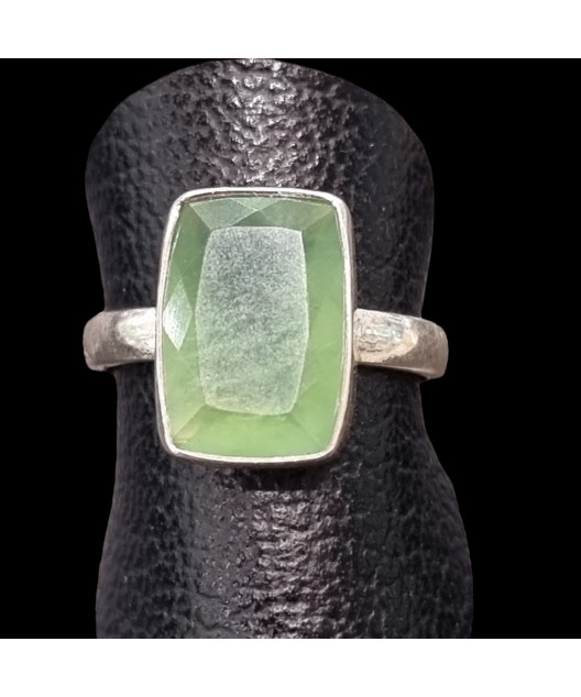 Bague Aventurine verte Argent 925 Taille 58