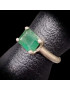 Bague Emeraude Argent 925 Taille 57