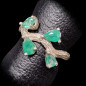 Bague Emeraude Argent 925 Taille 56
