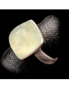 Bague Préhnite Argent 925 Taille 59