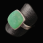 Bague Chrysoprase Argent 925 Taille 60