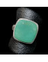 Bague Chrysoprase Argent 925 Taille 60