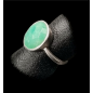 Bague Chrysoprase Argent 925 Taille 60