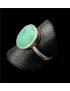 Bague Chrysoprase Argent 925 Taille 60