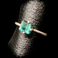 Bague Tourmaline bleue Argent 925 Taille 55
