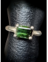 Bague Tourmaline verte Argent 925