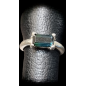 Bague Tourmaline bleue Argent 925 Taille 50