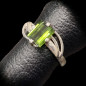 Bague Tourmaline verte Argent 925 Taille 51