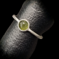 Bague Tourmaline verte Argent 925 Taille 52