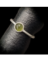 Bague Tourmaline verte Argent 925 Taille 52