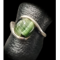 Bague Tourmaline Œil de chat Argent 925 Taille 51