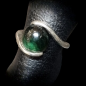 Bague Tourmaline Œil de chat Argent 925 Taille 52