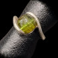 Bague Tourmaline Œil de chat Argent 925 Taille 50