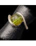 Bague Tourmaline Œil de chat Argent 925 Taille 50