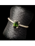 Bague Tourmaline verte Argent 925 Taille 56