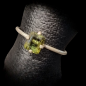 Bague Tourmaline verte Argent 925 Taille 57