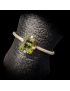 Bague Tourmaline verte Argent 925 Taille 57