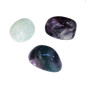 Pierre roulée Fluorite multicolore Pierre roulée Fluorite multicolore