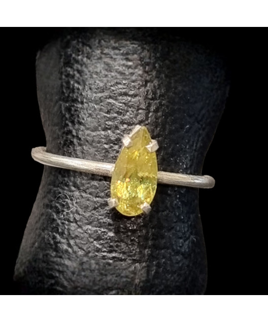 Bague Sphène Argent 925 Taille 56