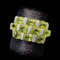 Bague Péridot Argent 925 Taille 60