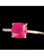 Bague Rubis & Diamants or 18 carats Taille 54