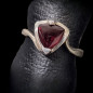 Bague Grenat Argent 925 Taille 53