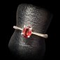 Bague Grenat Argent 925 Taille 58