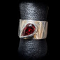 Bague Grenat Argent 925 Taille 57+